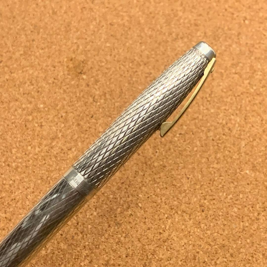 シェーファー　インペリアル　スターリングシルバー　万年筆　14K インレイドニブ