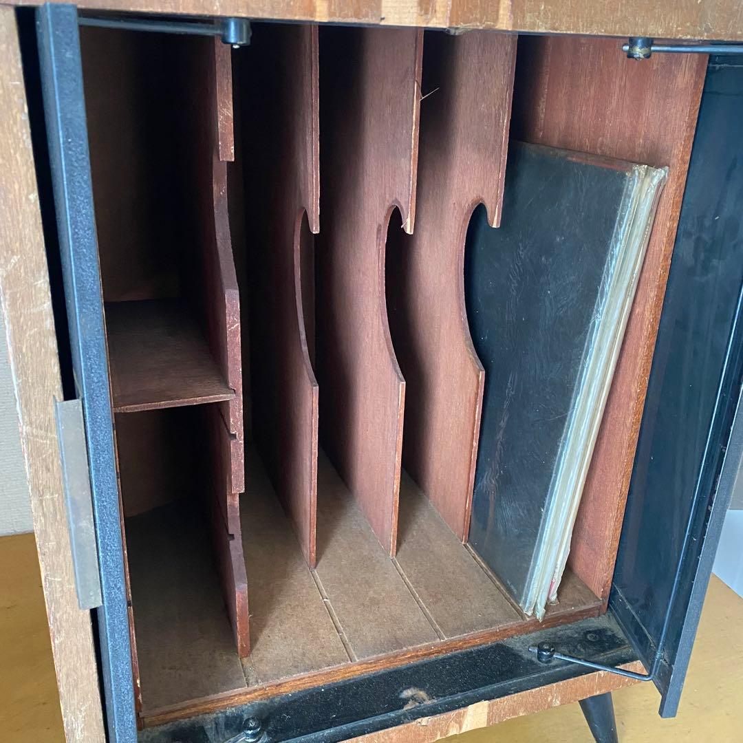 長期自宅保管 Victor レコードラック 収納ボックス 昭和レトロ ビンテージ