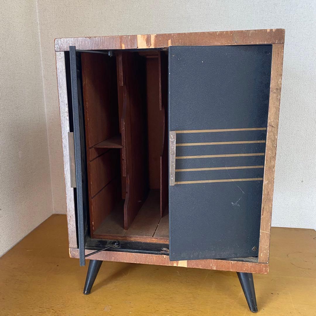 長期自宅保管 Victor レコードラック 収納ボックス 昭和レトロ ビンテージ