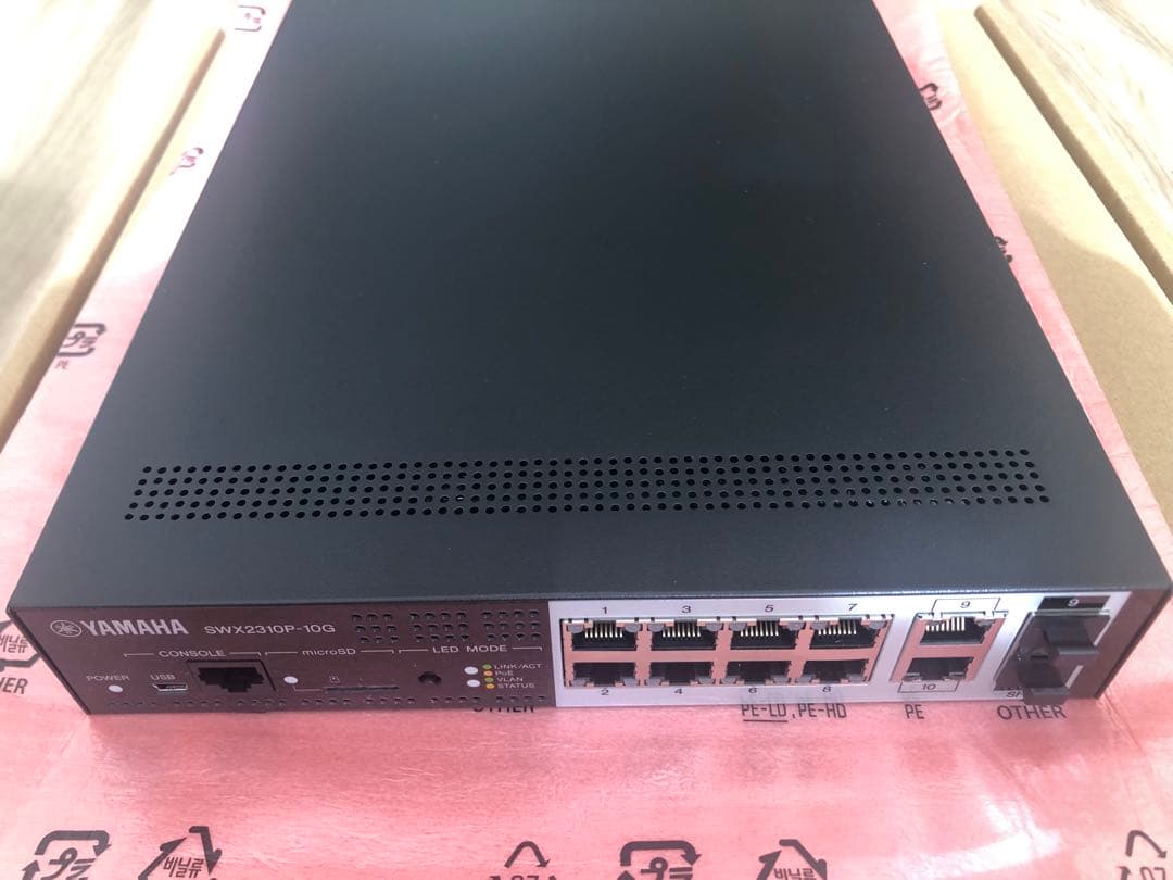 その他 YAMAHA SWX2310P-10G L2 Switch