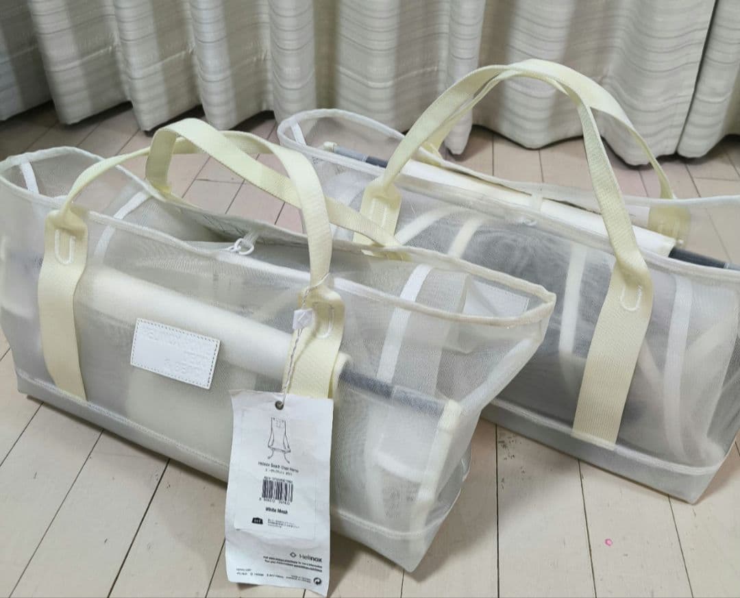 【2脚セット】Helinox ビーチチェア メッシュ ホワイト