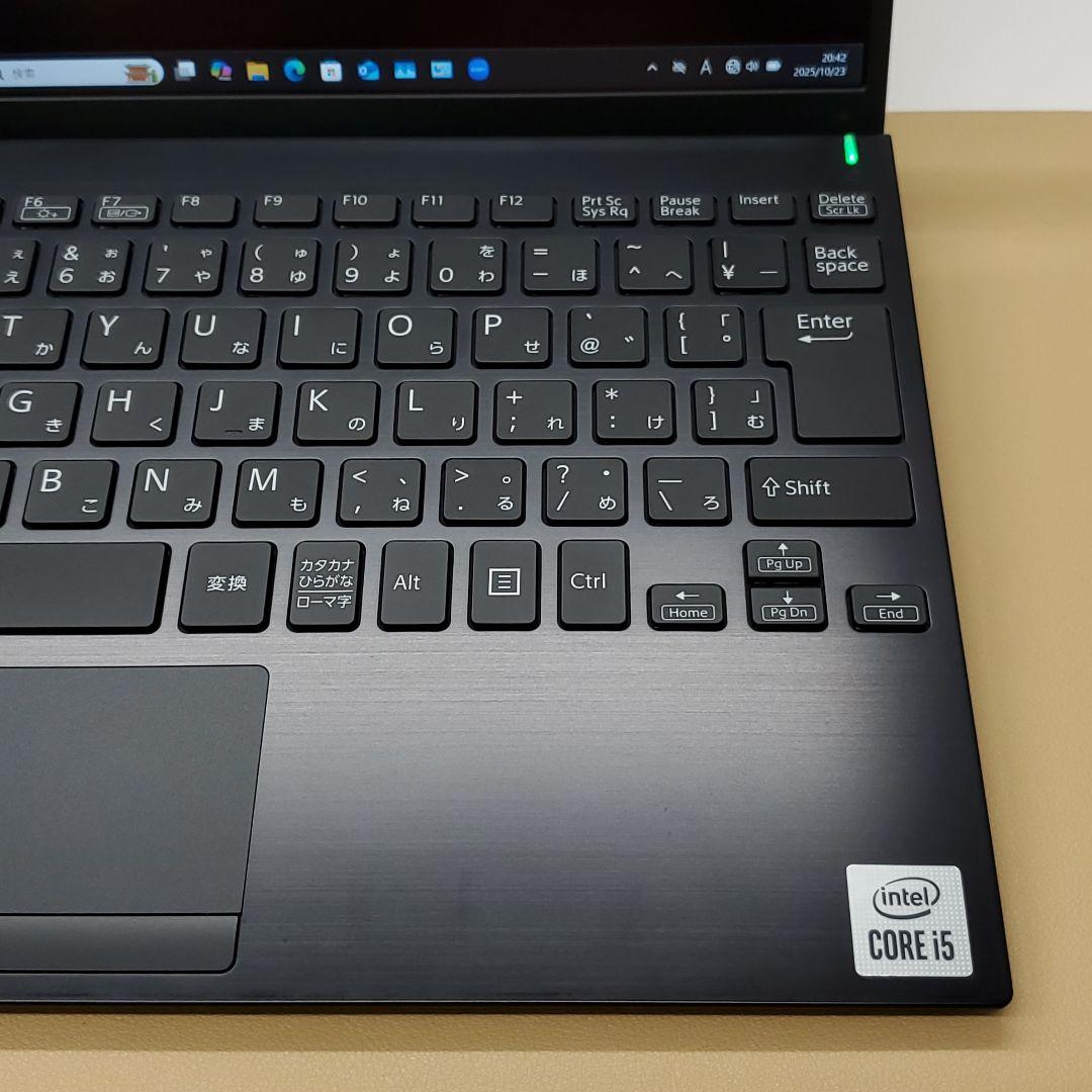 【商品番号1989】VAIO 12.5型ノートパソコン　2020年製