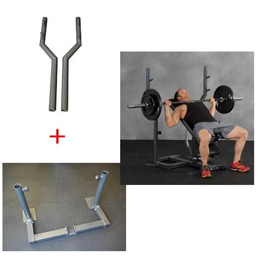 Ironmaster スーパーベンチ用 「バーベルスポッティングスタンド」