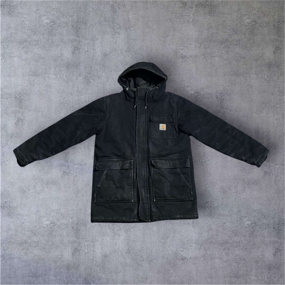 Carhartt WIP SIBERIAN PARKA 黒M フェード雰囲気
