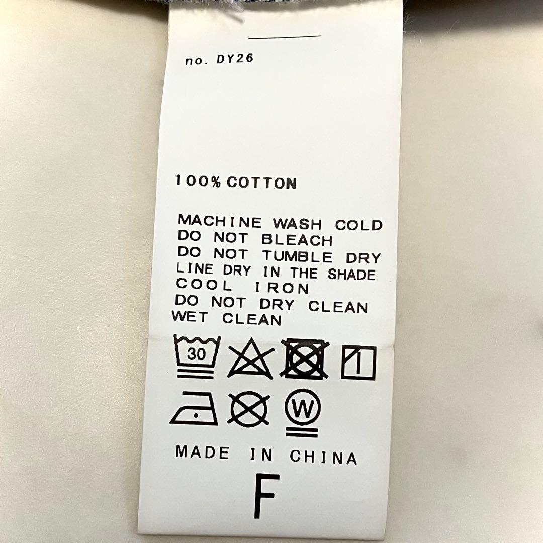 美品 スピックアンドスパン デニムシャツ インディゴブルー F