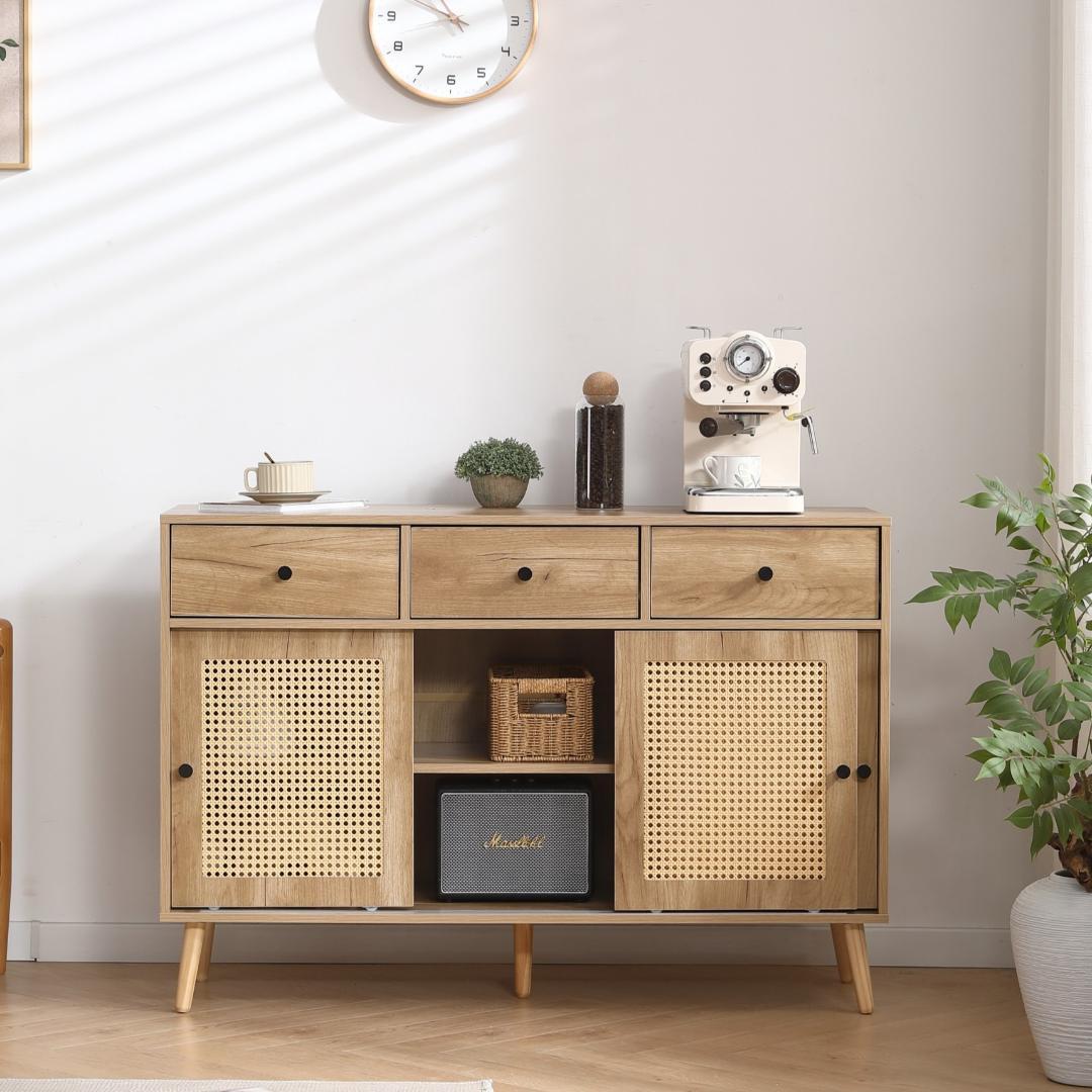 新品！超安！✨キャビネット大容量 収納棚 リビング 収納洋服 タンス おしゃれ