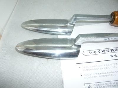 未使用品　タキイ和裁電化鏝　和裁コテ　和裁こて　タキイ製　鏝２本付
