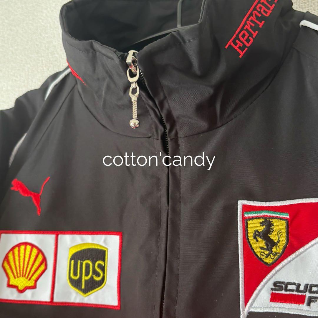 Ferrari F1 ヴィンテージジャケット ブラックXL