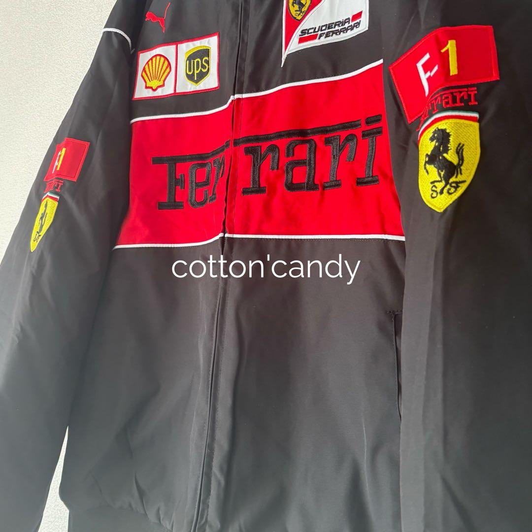 Ferrari F1 ヴィンテージジャケット ブラックXL