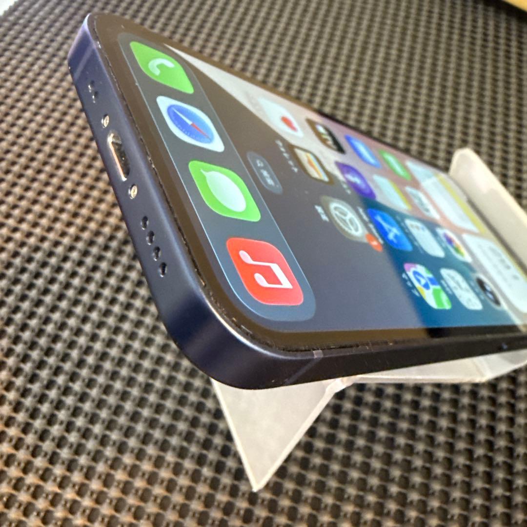iPhone 12 mini ブルー 64GB 付属品完備 バッテリー新品交換済