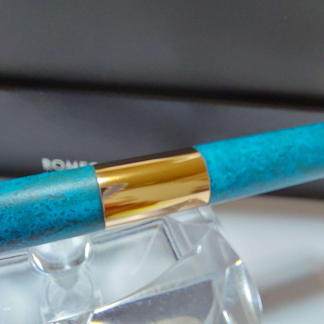 ほとんど新品！ 希少！ 限定ロメオNo.3 斑紋ガス青銅色ボールペン 生産終了品