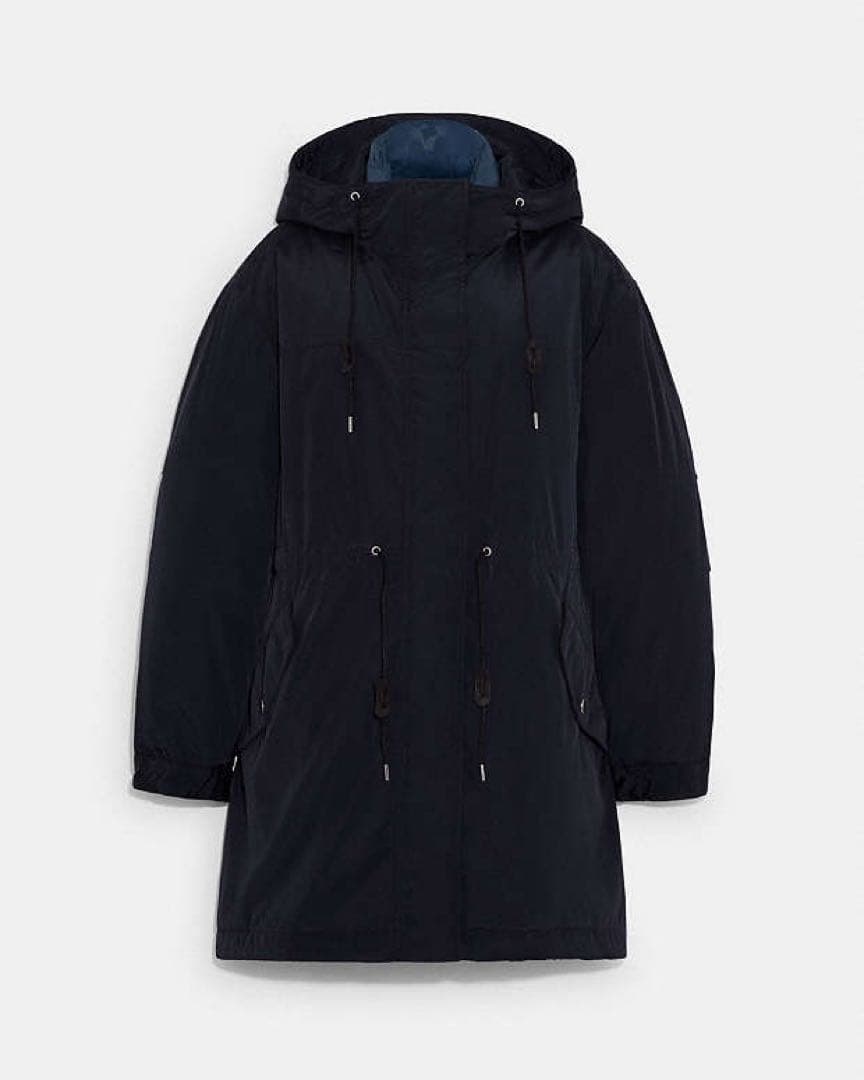 未使用タグ付 coach コーチ 2way モッズコート ダウンライナー 撥水