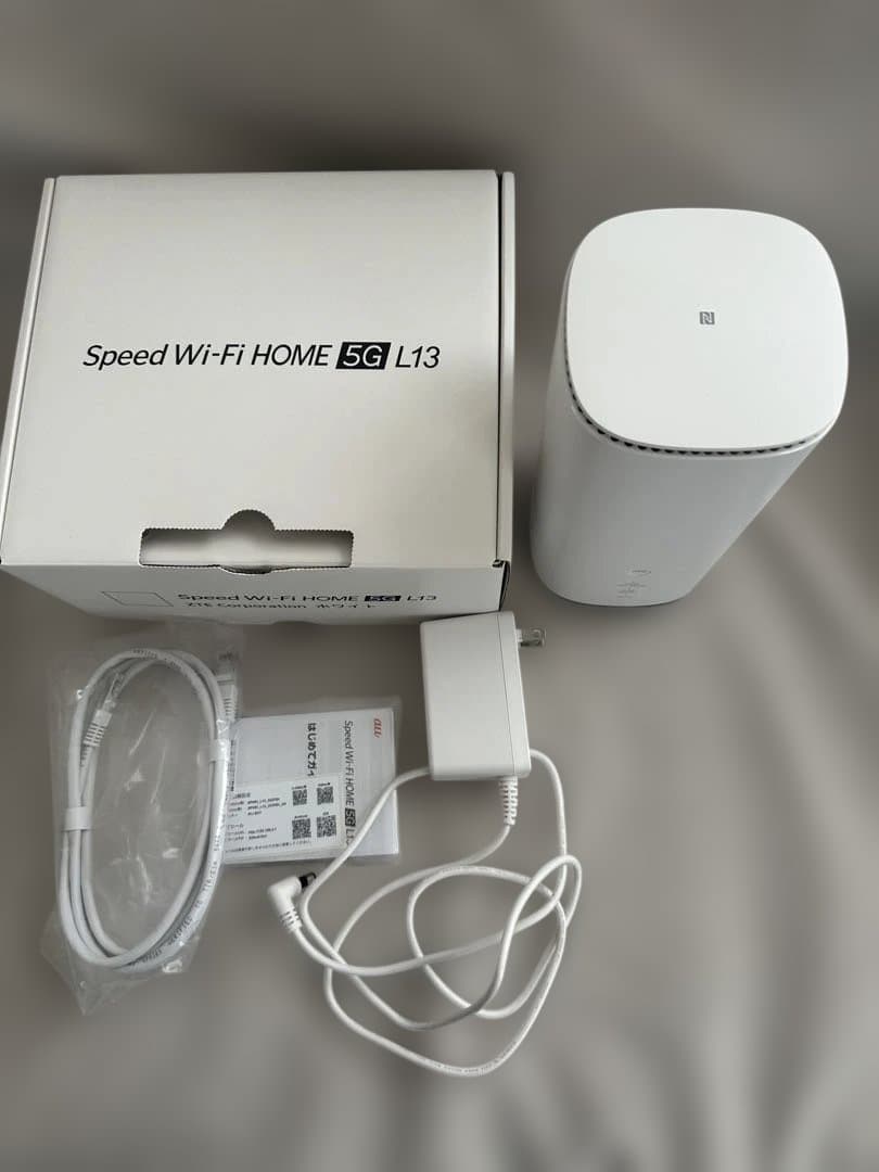 Speed Wi-Fi  5G L13（UQ WiMAXホームルーター）
