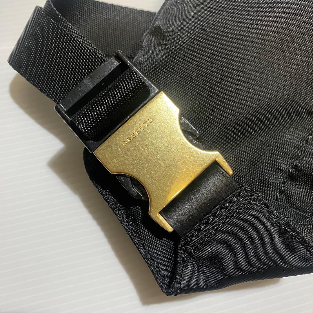 【未使用級】ORSETTO　FORTE ボディバッグ　ナイロン　ブラック