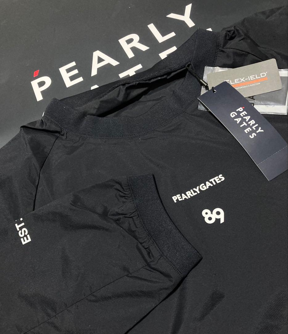 新品 パーリーゲイツ FLEX-IEDストレッチスニードジャック(7)3L/紺