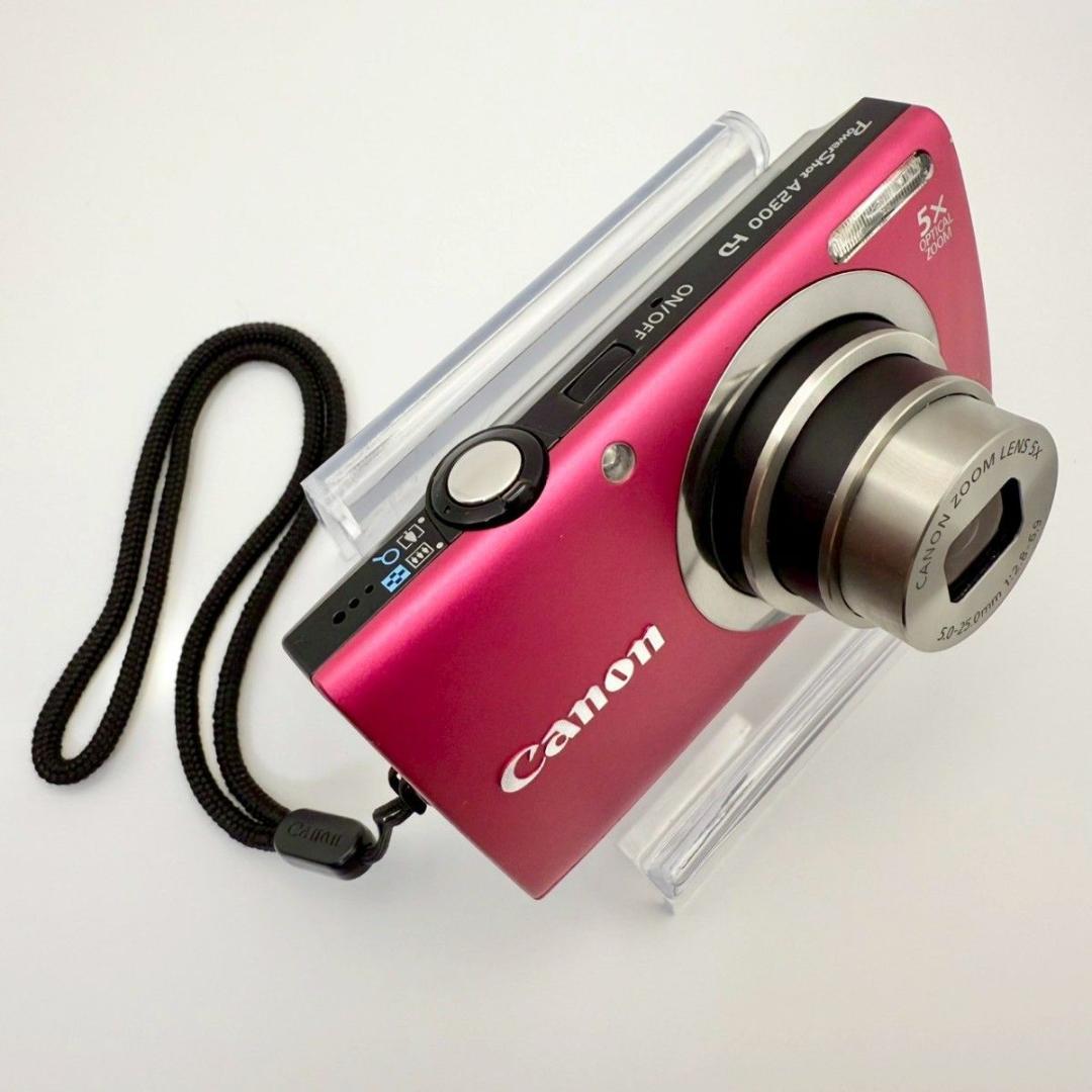 【極美品】Canon PowerShot A2300 キャノン デジカメ ピンク