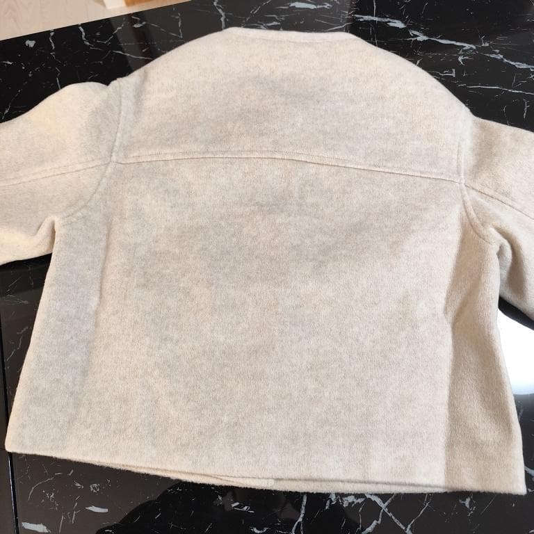 Fanostudios リボンタイ ショートウールコート FQ24W101 Ｓ