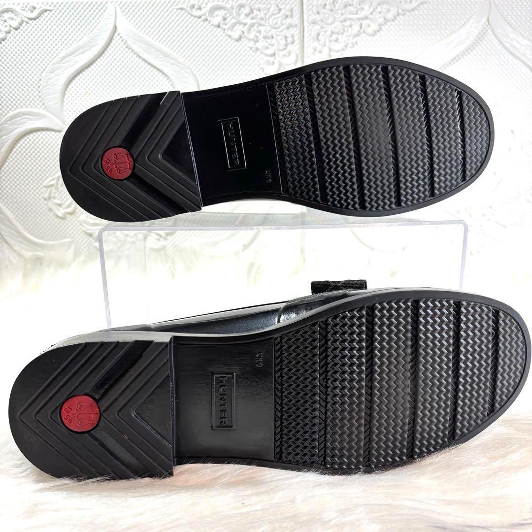 新品HUNTERハンター リファインドボウグロス ペニーローファー 完全防水