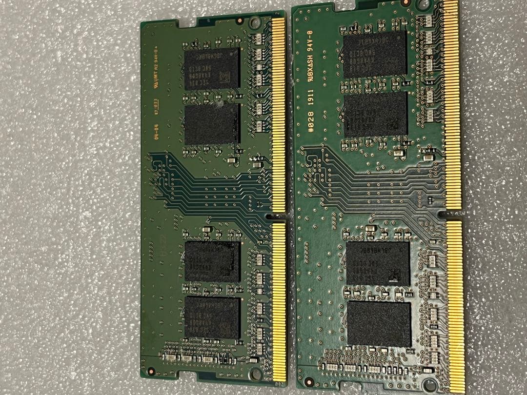 T2 SAMSUNG 8GB２枚　16GB PC4 BIOSチェック✅