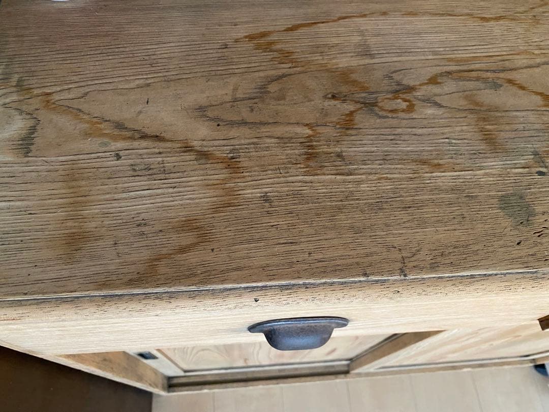 アンティーク　食器棚