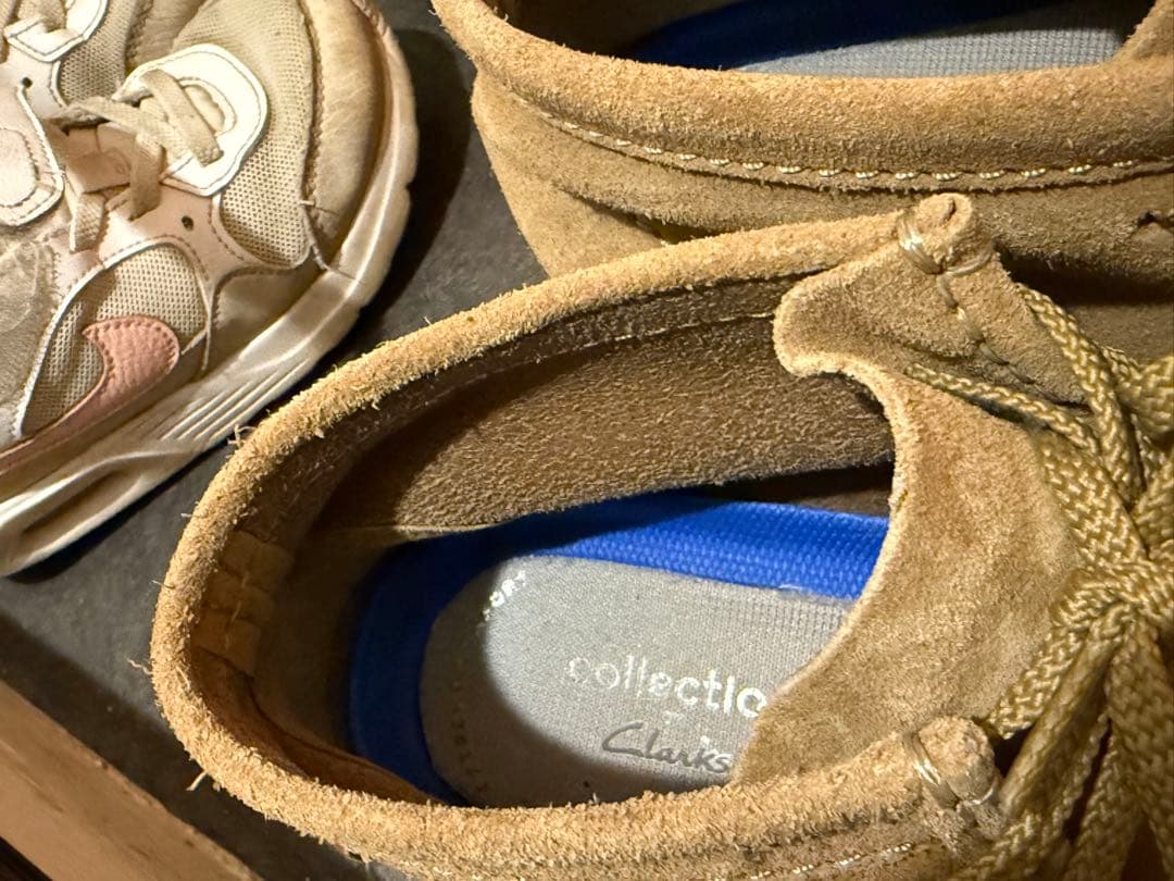 【クラークス】Clarks ワラビーブーツ　ダークサンドスウェード　UK7