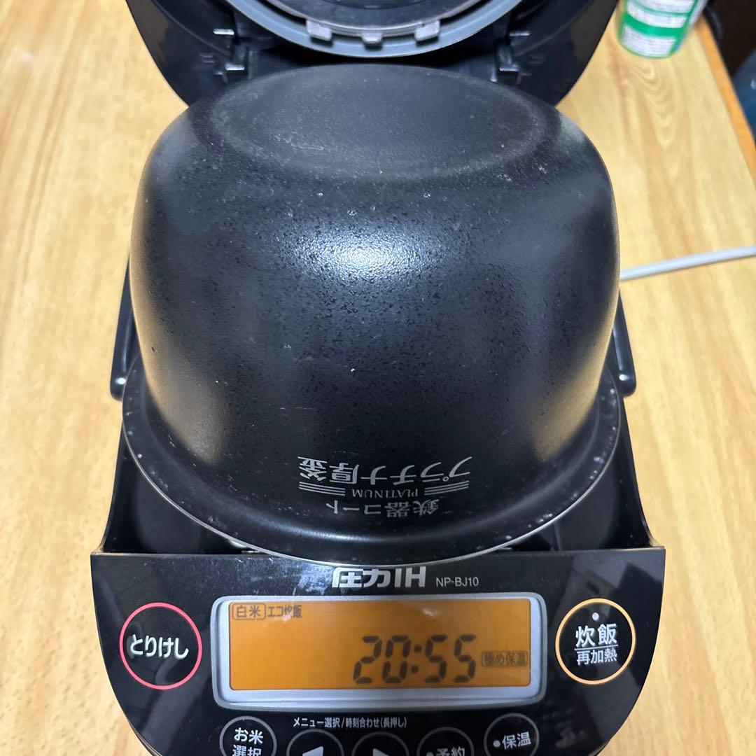 ZOJIRUSHI铁器コートプラチナ厚釜大火力炊飯器NP －BJ 10
