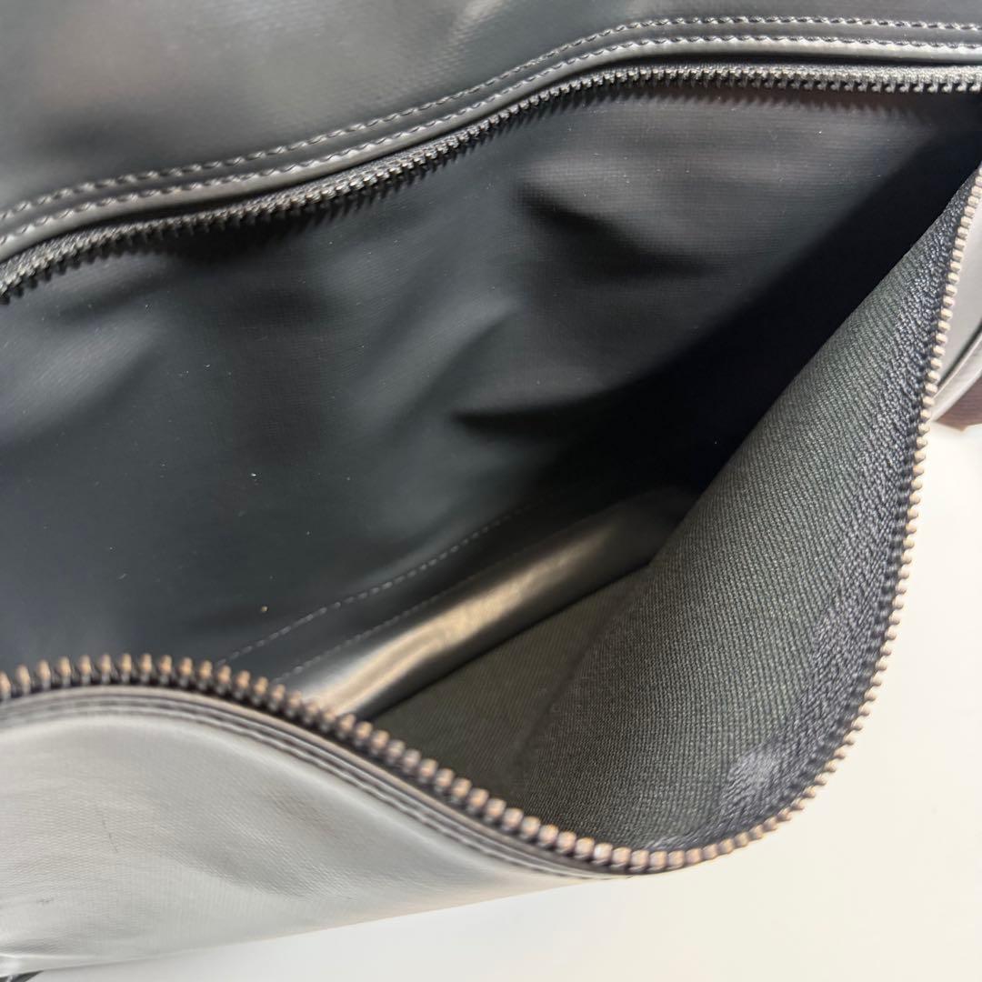 【極美品】ラゲッジレーベル　メッセンジャーバッグ　ライナー　黒系　赤バッテン