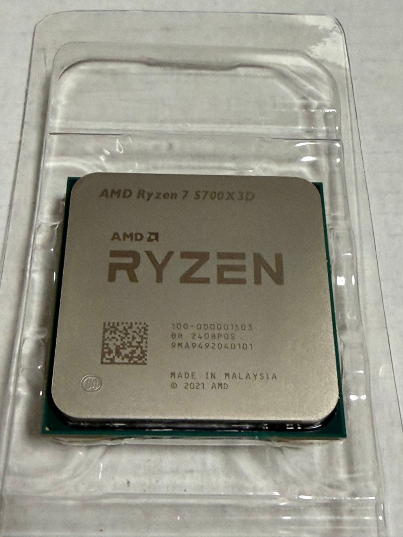 5700X3D+B550+CORSAIR DDR4 32GB+ダミーメモリ