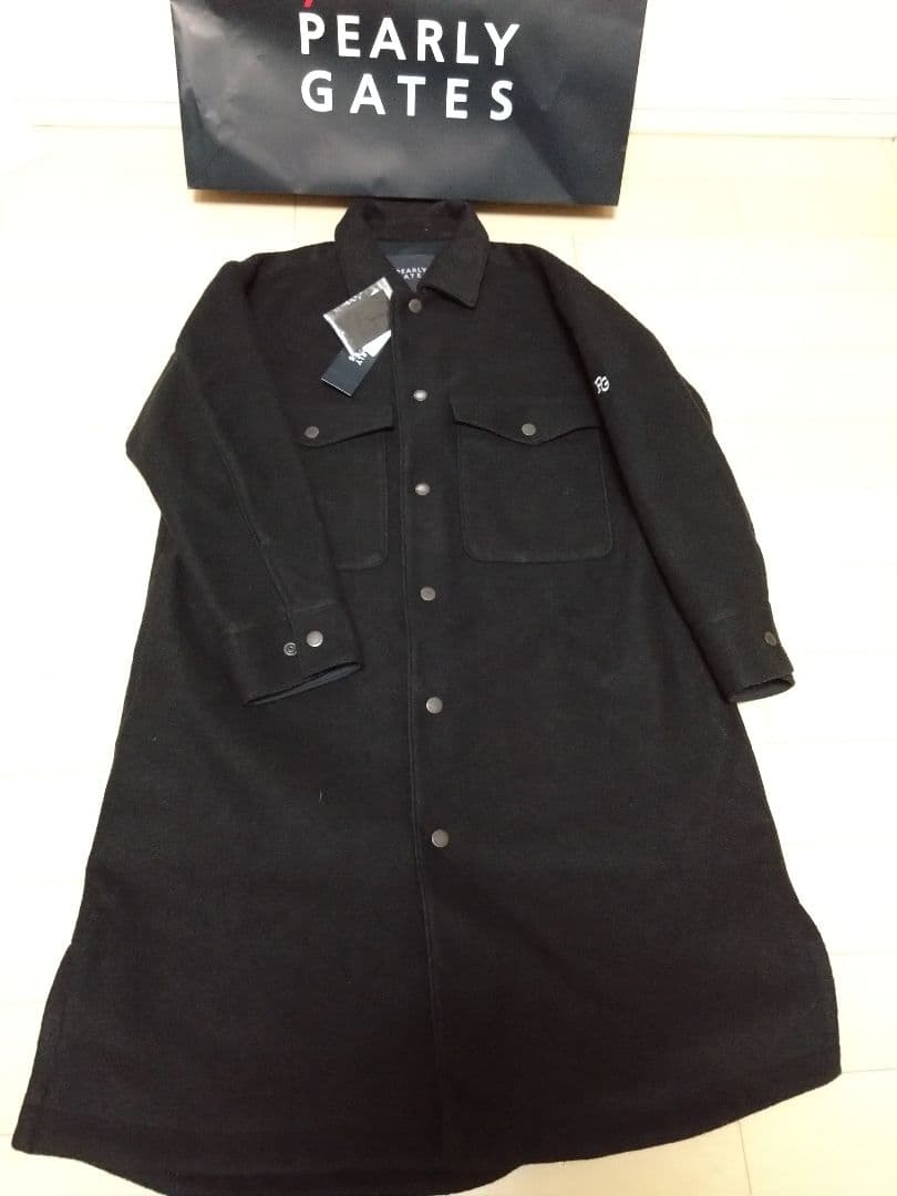 新品国内正規　パーリーゲイツ　PG刺繍ロングコート サイズ1(M〜L)