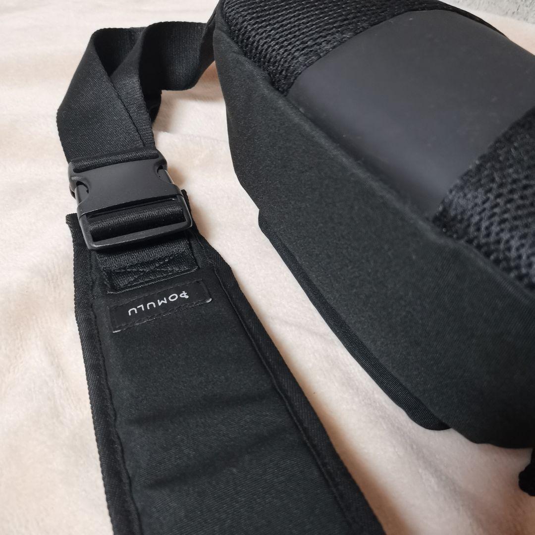 POMULU ポムル ヒップシート ウエストバッグ ボディバッグ 黒色