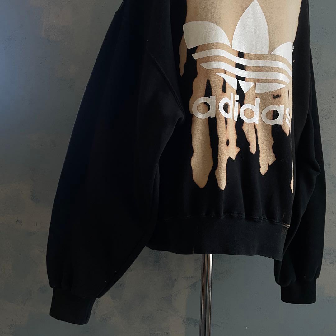 80's”万国旗“adidas”USA製“両面プリント“常田“sweat
