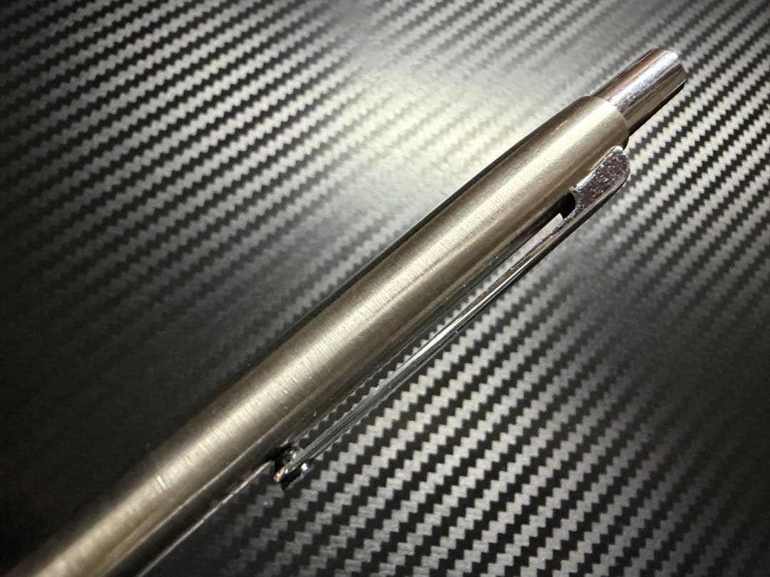 美品 モンブラン ノブレス スリムライン ボールペン ステンレススチール