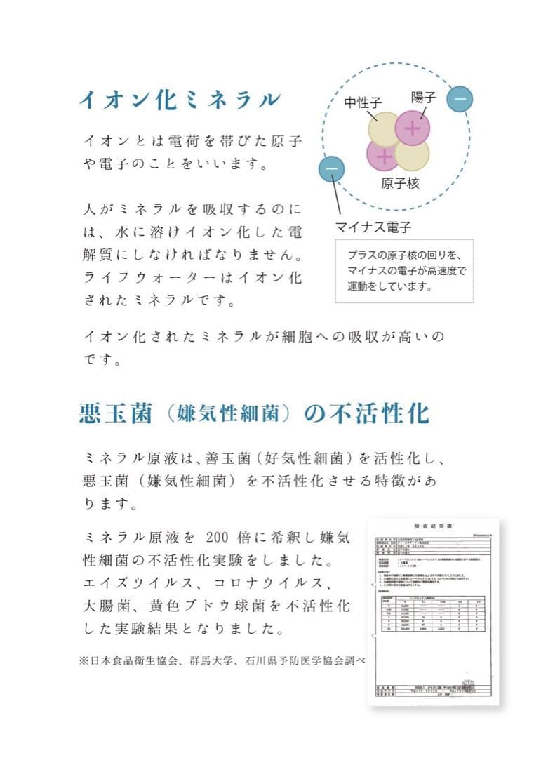 シャシャ　Mineral Life Water