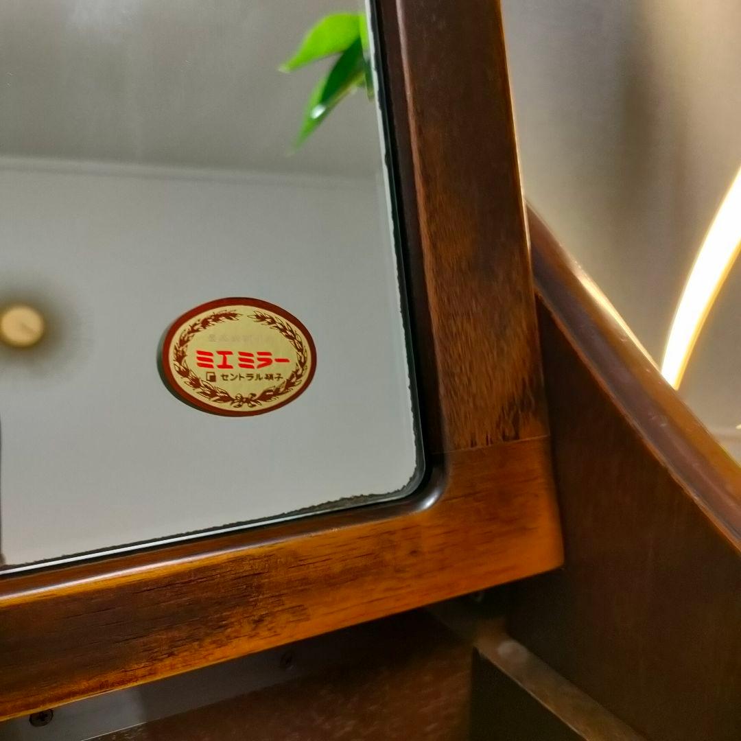 【たろいも】ATLANTA ドレッサー ＆ワゴン 鏡付き収納デスク