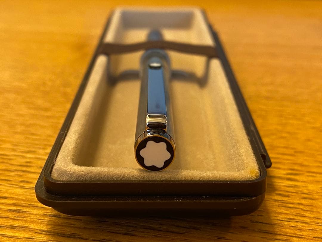 【未使用に近い・極美品】MONTBLANC モンブラン 2色ボールペン Sライン