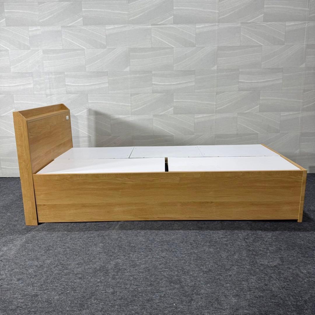 ニトリ シングル ベッドフレーム ジオチェスト 収納 格安 d5065