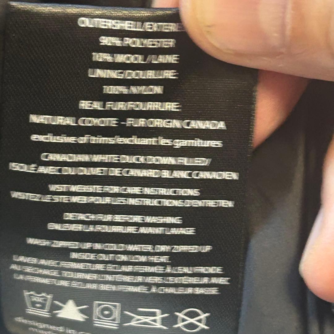 ポンちゃん 新品 ノビス コヨーテファー 肉厚ダウンコート　グレー XS