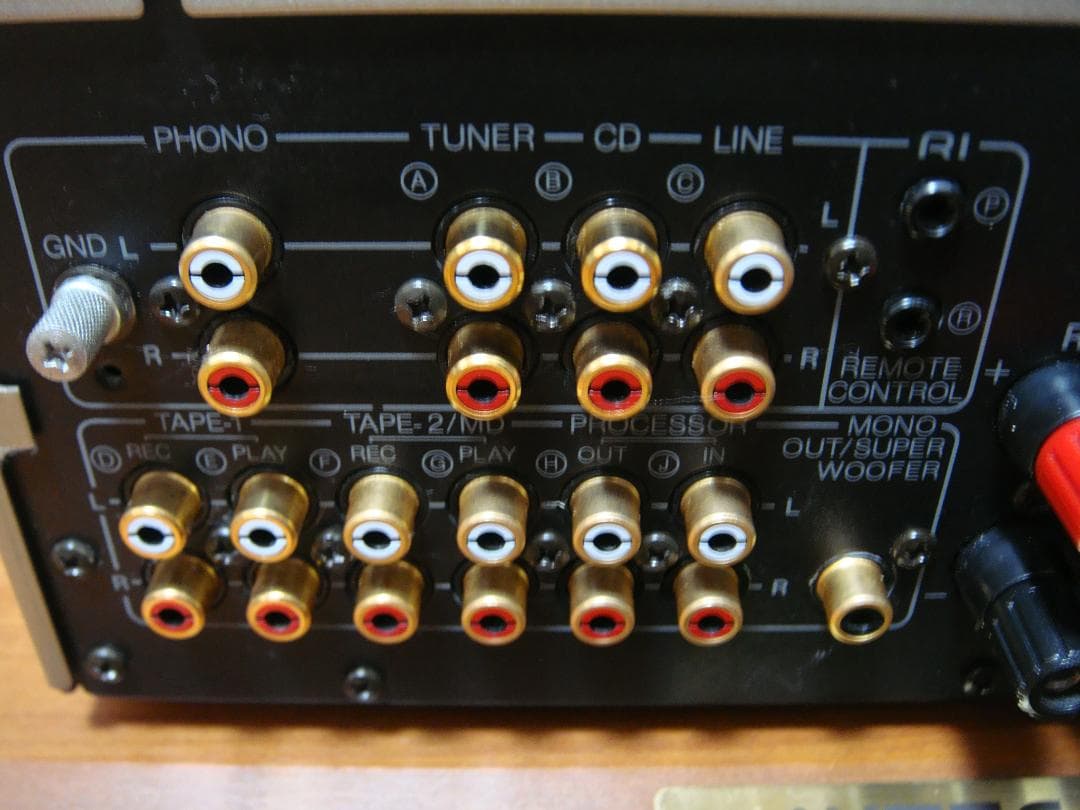 整備済 程度良 ONKYOオンキョー アンプ A-911M LTDリモコン取説付