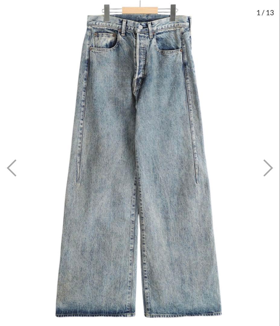 【ssstein】DEFORMED FLARE VINTAGE DENIM