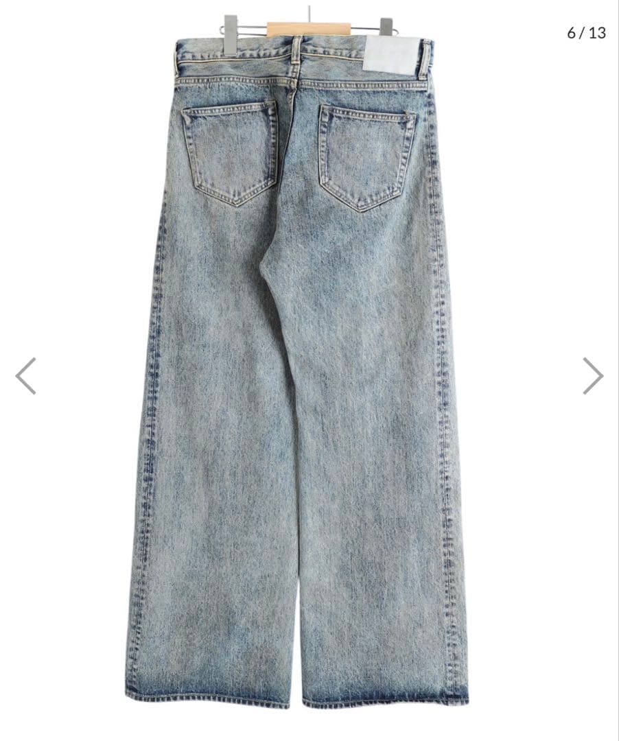 【ssstein】DEFORMED FLARE VINTAGE DENIM