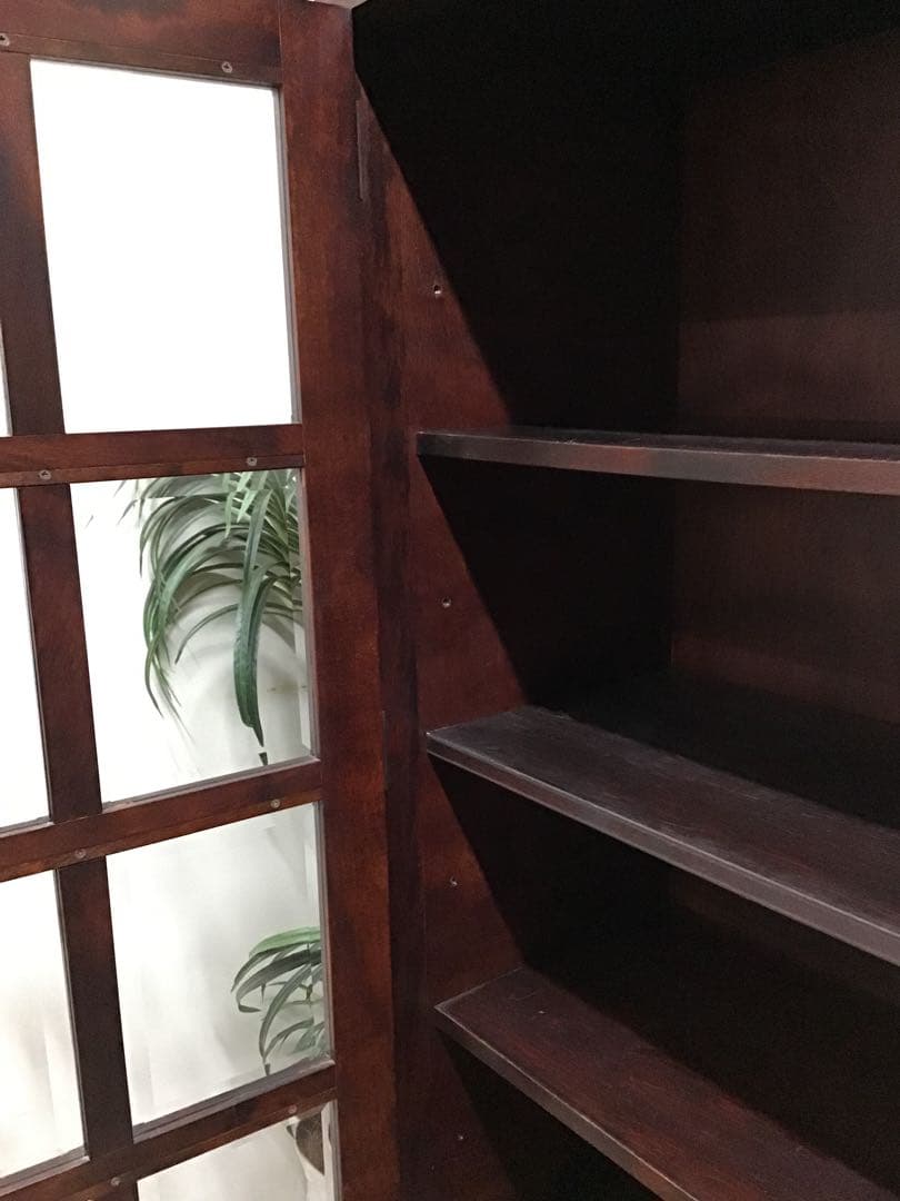 管200☆九州民芸家具☆書棚☆本棚☆無垢材☆ミズメザクラ☆伝統工芸