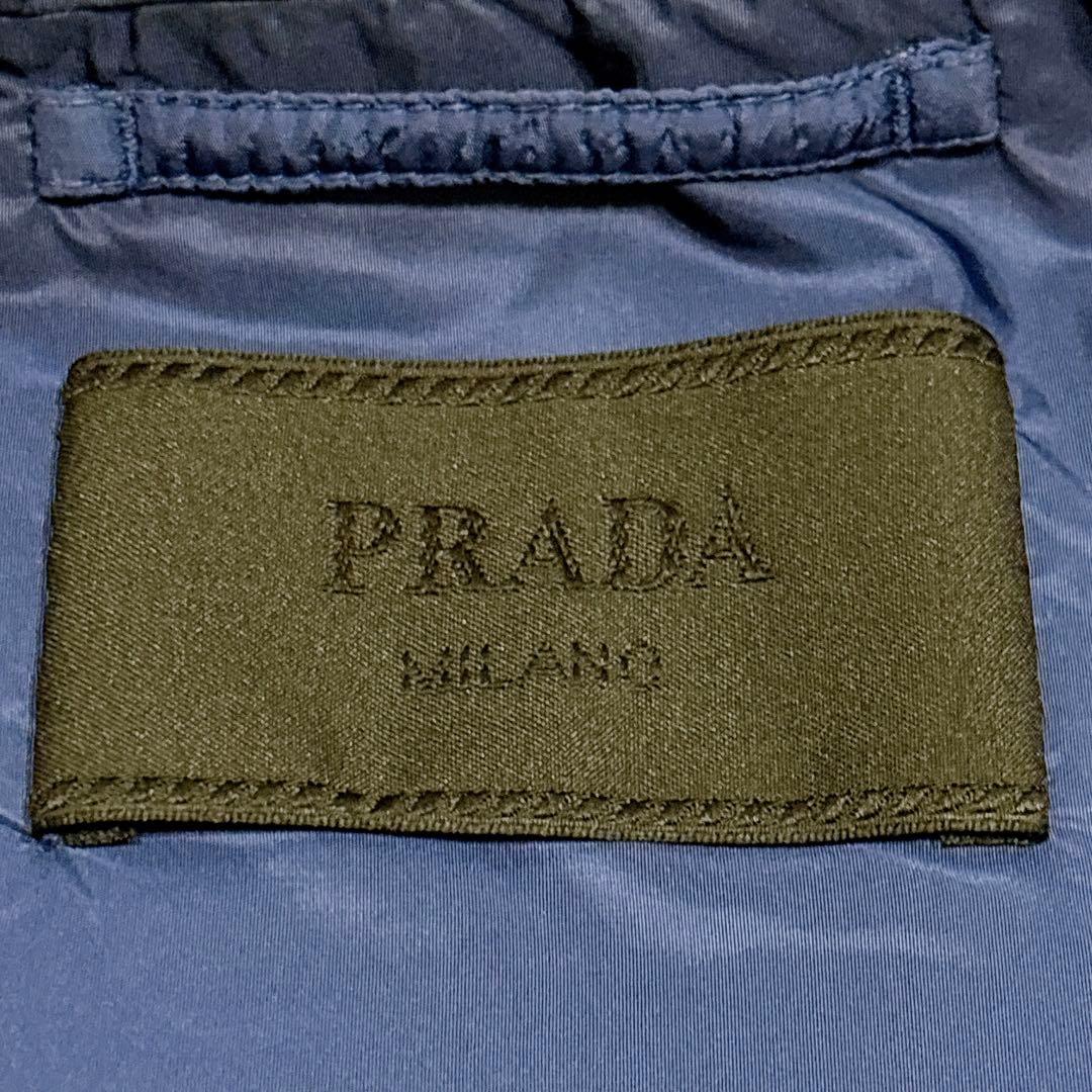 ほば未使用✨　PRADA ナイロン　ジャケット トライアングルプレート ブルゾン