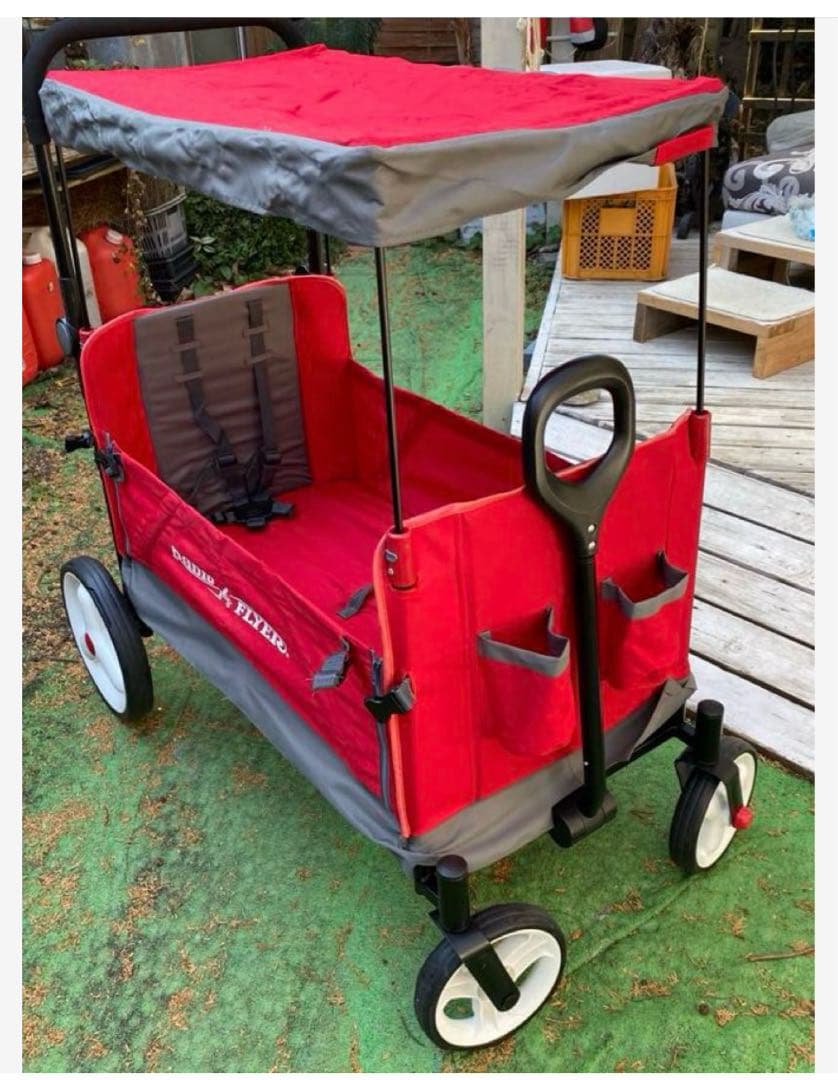 Radio Flyer ラジオフライヤー ストローラー ワゴン　キャノピー付