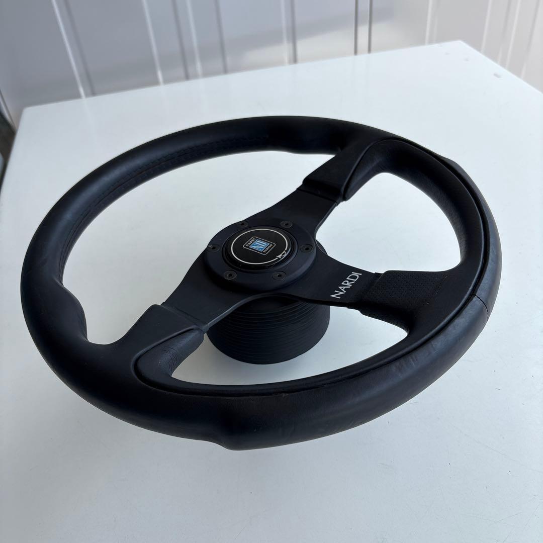 鬼*族様 NARDI TORINO ステアリング ブラックレザー ナルディ ハン