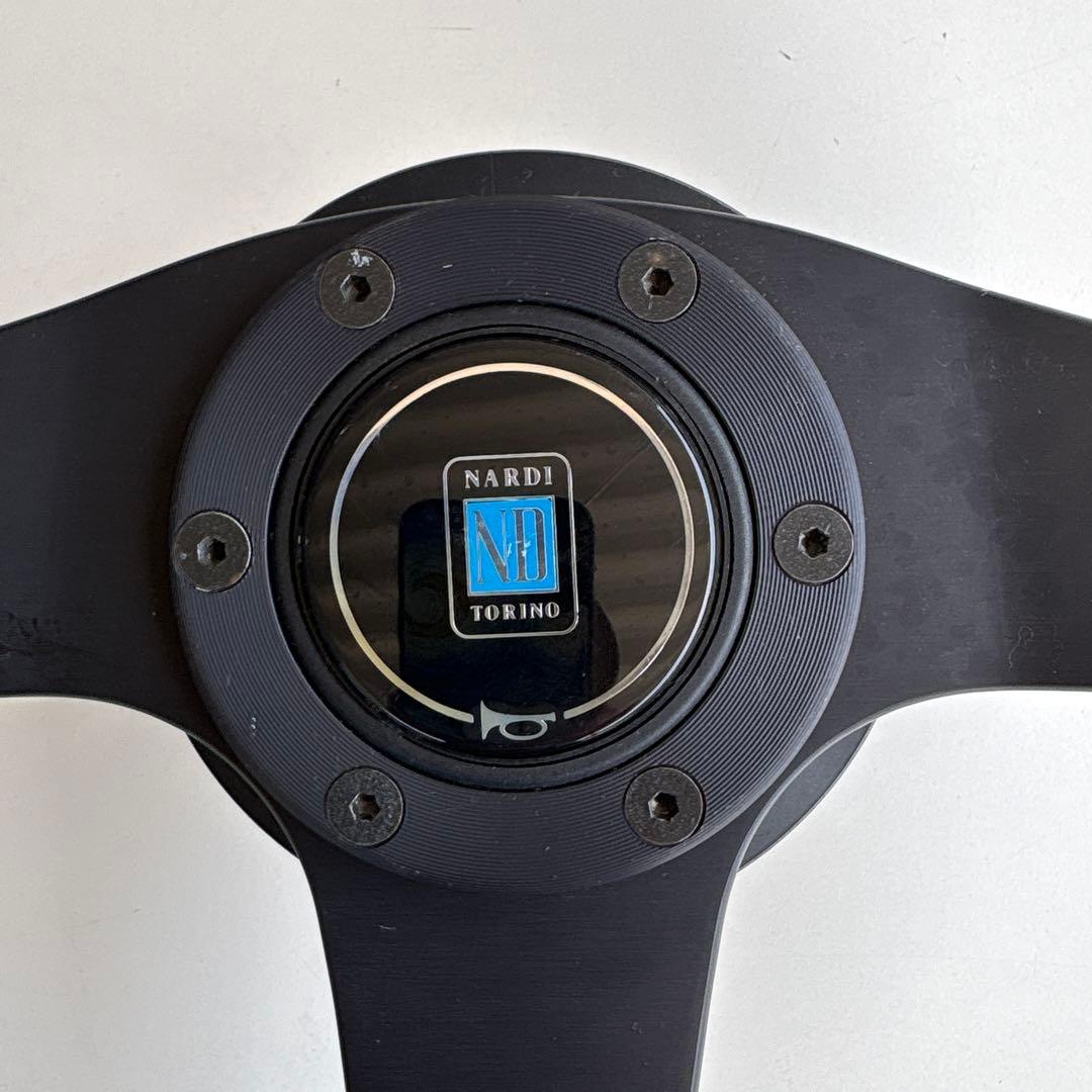 鬼*族様 NARDI TORINO ステアリング ブラックレザー ナルディ ハン