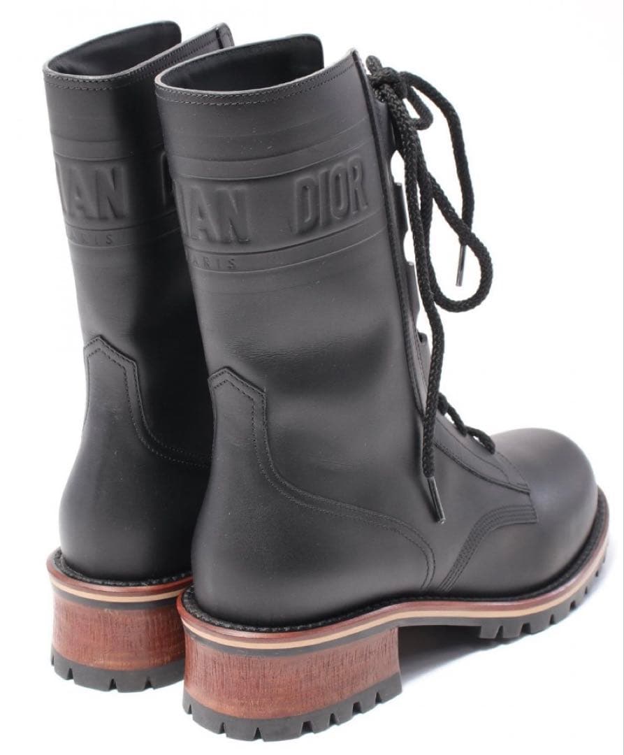 【値下げ ⭐︎ 美品】Dior ディオール黒 ブーツ36.5 D-QUEST