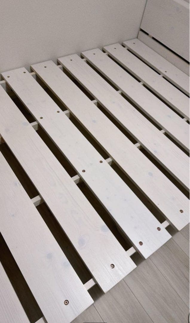 直接引取り限定 ほぼ新品 定価29,000円 すのこベッド 韓国 ロータイプ