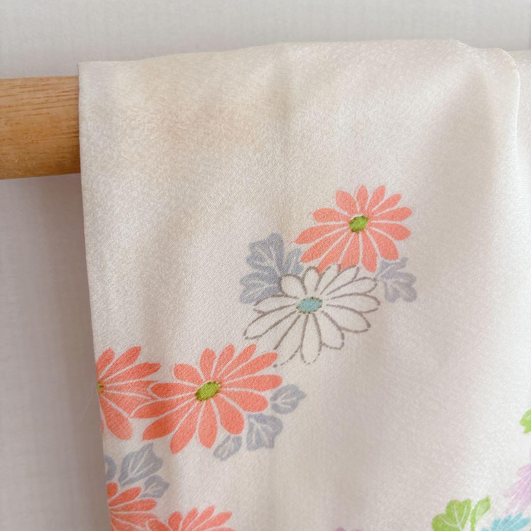 七五三　3歳　アンティーク　着物　被布　セット　草履　長襦袢　女の子　子供着物