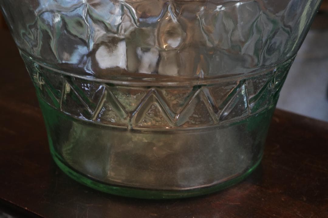 イタリア製 ガラス瓶 水瓶 フラワーベース 高さ43cm