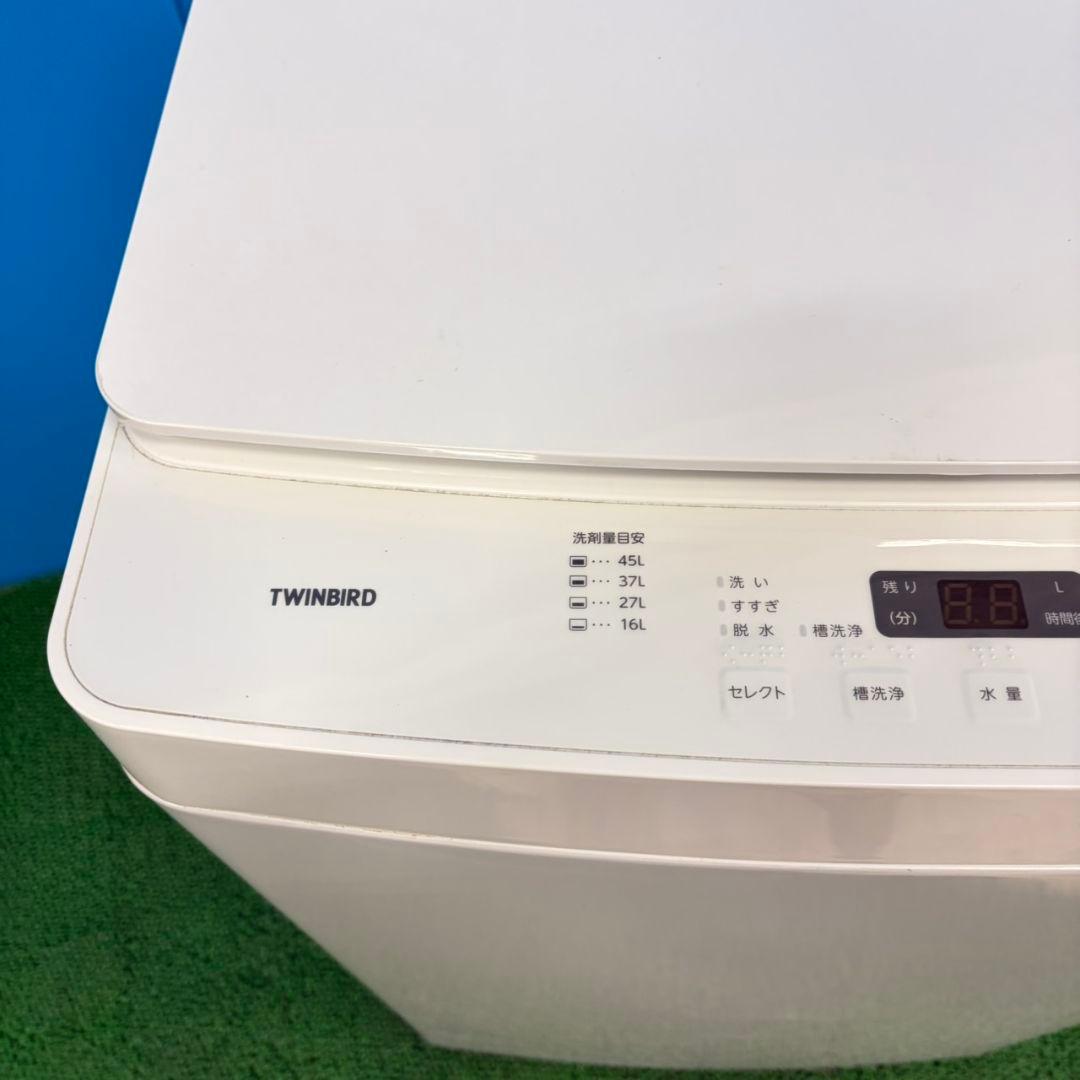 757 ホワイト　洗濯機　単身用　小型　一人暮らし　5.5キロ　きれい